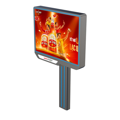 Display pubblicitario a LED all'aperto a prova d'acqua IP65 sistema 4G con HDMI