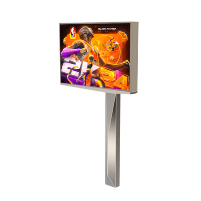 Facile installazione P6 schermo digitale in acciaio a LED cartelloni pubblicitari esterni