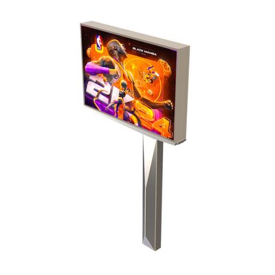 Facile installazione P6 schermo digitale in acciaio a LED cartelloni pubblicitari esterni