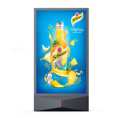 Design di fascia alta 8000nits IP65 P4 P5 P6 P8 P10 LED display di segnaletica digitale indoor mupi digitale