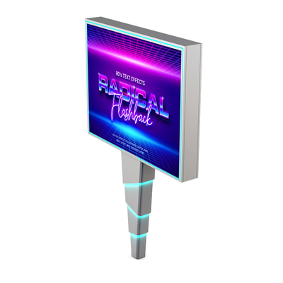 Disegno di fascia alta su misura p6 in acciaio a 8000 nits, impermeabile IP65, cartelloni pubblicitari a LED
