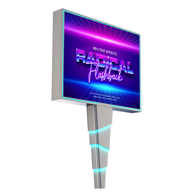 Disegno di fascia alta su misura p6 in acciaio a 8000 nits, impermeabile IP65, cartelloni pubblicitari a LED