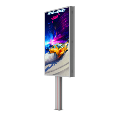Facile installazione impermeabile IP65 p6 8000nits cartelloni pubblicitari in acciaio a LED display all'aperto cartellone pubblicitario a LED prezzo