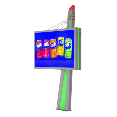 Display pubblicitario all'aperto P6 impermeabile in acciaio ad alta qualità a LED cartellone pubblicitario a LED video wall