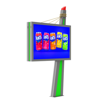 Display pubblicitario all'aperto P6 impermeabile in acciaio ad alta qualità a LED cartellone pubblicitario a LED video wall