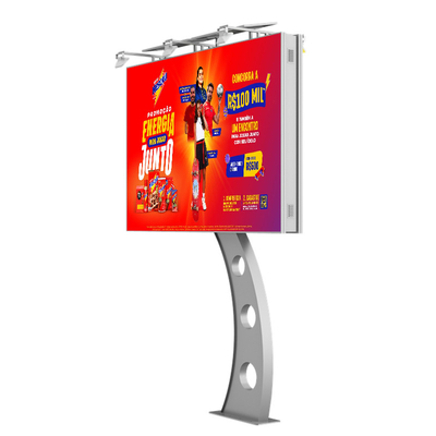Facile installazione IP65 impermeabile p6 8000nits di acciaio pubblicitario schermo digitale led video wall