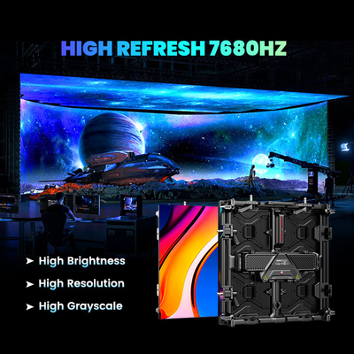 7680hz impermeabile 500x500 a colori p3.91 p1.56 P2.604 pannello interno all'aperto schermo a led per le pareti