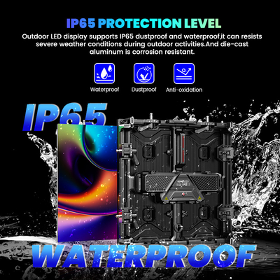 Acque resistenti 500x500 a colori 7680hz p1.56 p3.91 p2.6 p2.97 p2.604 p2.976 schermo a LED a parete video stage noleggio
