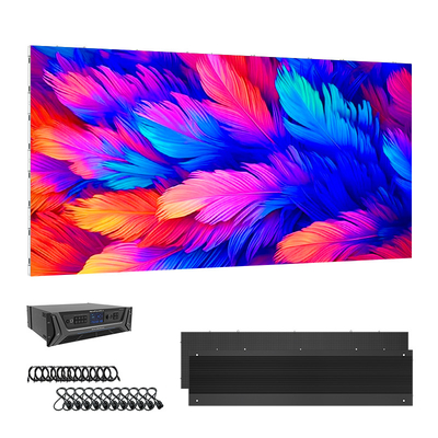 Display a LED in alluminio da 500x250/750x250/1000x250mm - P1.56 P1.95 P2.5 P2.6 P2.9 P3.91 - Perfetto per pubblicità e mostre interne