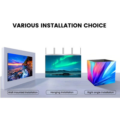 P1.56 P1.95 P2.5 P2.6 P2.9 P3.91 schermo a LED - 500x250/750x250/1000x250mm armadio in alluminio, 1200nits per studi di trasmissione e eventi aziendali