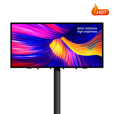 IP68 schermo a LED ad alta luminosità impermeabile 960x960mm P5 P6.67 P8 P10, 8000-10000nits per pubblicità esterna