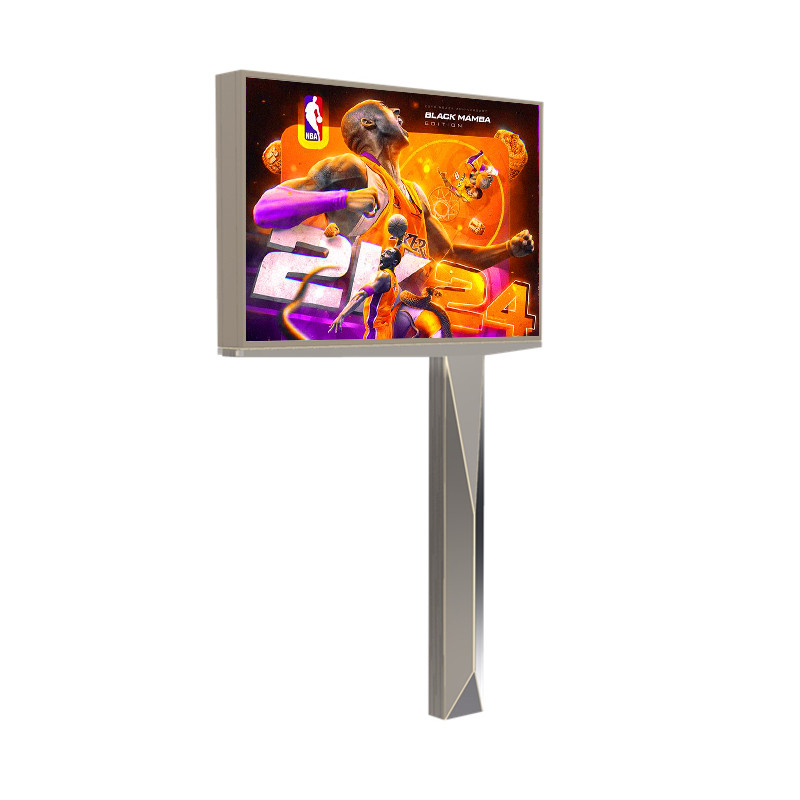 Facile installazione P6 schermo digitale in acciaio a LED cartelloni pubblicitari esterni